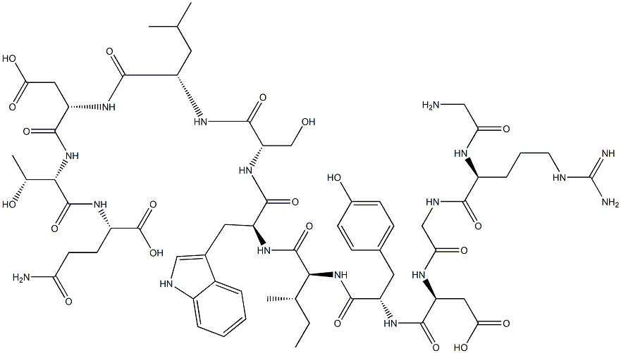 Glycyl-L-arginylglycyl-L-alpha-aspartyl-L-tyrosyl-L-isoleucyl-L-tryptophyl-L-seryl-L-leucyl-L-alpha-aspartyl-L-threonyl-L-glutamine CAS#: 1206525-47-4