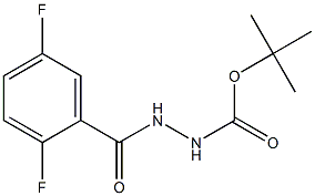 Hydrazinecarboxylic acid, 2-(2,5-difluorobenzoyl)-, 1,1-diMethylethyl ester CAS#: 1079843-62-1