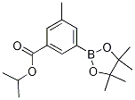 Isopropyl 3-methyl-5-(4,4,5,5-tetramethyl-1,3,2-dioxaborolan-2-yl)benzoate CAS#: 1218791-30-0