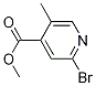 METHYL 2-BROMO-5-METHYLPYRIDINE-4-CARBOXYLATE CAS#: 1227575-00-9