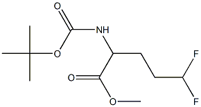 METHYL 2-(TERT-BUTOXYCARBONYLAMINO)-5,5-DIFLUOROPENTANOATE CAS#: 1260640-64-9