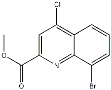 METHYL 8-BROMO-4-CHLOROQUINOLINE-2-CARBOXYLATE CAS#: 1072944-68-3