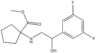 Methyl 1-(2-(3,5-difluorophenyl)-2-hydroxyethylaMino)cyclopentanecarboxylate CAS#: 1260403-59-5