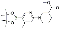 Methyl 1-(4-Methyl-5-(4,4,5,5-tetraMethyl-1,3,2-dioxaborolan-2-yl)pyridin-2-yl)piperidine-3-carboxylate CAS#: 1356363-82-0