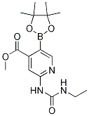 Methyl 2-(3-ethylureido)-5-(4,4,5,5-tetraMethyl-1,3,2-dioxaborolan-2-yl)isonicotinate CAS#: 1186113-73-4