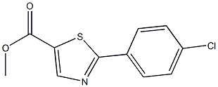 Methyl 2-(4-chlorophenyl)thiazole-5-carboxylate CAS#: 1206980-97-3