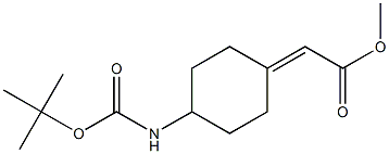 Methyl 2-(4-((tert-butoxycarbonyl)aMino)cyclohexylidene)acetate CAS#: 1279872-65-9