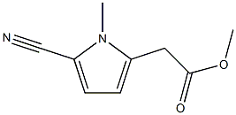 Methyl 2-(5-cyano-1-Methyl-1H-pyrrol-2-yl)acetate CAS#: 70319-67-4