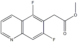 Methyl 2-(5,7-difluoroquinolin-6-yl)acetate CAS#: 1086331-60-3