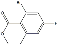 Methyl 2-broMo-4-fluoro-6-Methylbenzoate CAS#: 1262396-04-2