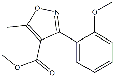 Methyl 3-(2-Methoxyphenyl)-5-Methylisoxazole-4-carboxylate CAS#: 1267901-30-3