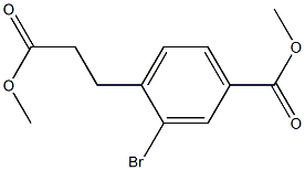 Methyl 3-broMo-4-(3-Methoxy-3-oxopropyl)benzoate CAS#: 1133314-10-9