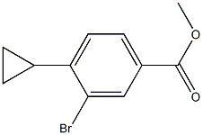 Methyl 3-broMo-4-cyclopropylbenzoate CAS#: 1131615-05-8