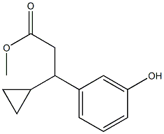 Methyl 3-cyclopropyl-3-(3-hydroxyphenyl)propanoate CAS#: 1142224-62-1