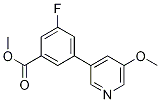 Methyl 3-fluoro-5-(5-Methoxypyridin-3-yl)benzoate CAS#: 1373232-83-7