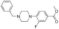 Methyl 4-(4-Benzyl-1-piperazinyl)-3-fluorobenzoate CAS#: 1346597-56-5