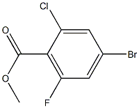 Methyl 4-bromo-2-chloro-6-fluorobenzoate CAS#: 1321613-02-8