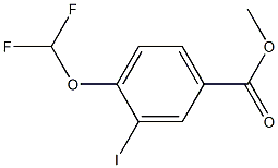 Methyl 4-(difluoroMethoxy)-3-iodobenzoate CAS#: 1131614-23-7