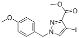 Methyl 4-iodo-1-(4-Methoxybenzyl)-1H-pyrazole-3-carboxylate CAS#: 1260656-58-3