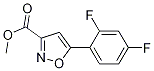 Methyl 5-(2,4-Difluorophenyl)isoxazole-3-carboxylate CAS#: 1105191-49-8