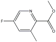 Methyl 5-fluoro-3-methylpicolinate CAS#: 1346148-32-0