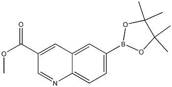 Methyl 6-(4,4,5,5-tetraMethyl-1,3,2-dioxaborolan-2-yl)quinoline-3-carboxylate CAS#: 1220418-81-4