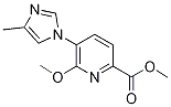 Methyl 6-methoxy-5-(4-methyl-1H-imidazol-1-yl)pyridine-2-carboxylate CAS#: 1262197-81-8