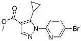 Methyl1-(5-bromopyridin-2-yl)-5-cyclopropylpyrazole-4-carboxylate CAS#: 1150164-26-3