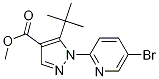 Methyl1-(5-bromopyridin-2-yl)-5-tert-butylpyrazole-4-carboxylate CAS#: 1150164-28-5