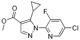 Methyl1-(5-chloro-3-fluoropyridin-2-yl)-5-cyclopropylpyrazole-4-carboxylate CAS#: 1150164-42-3