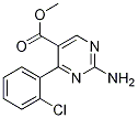 Methyl2-amino-4-(2-chlorophenyl)pyrimidine-5-carboxylate CAS#: 1133115-68-0