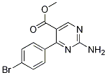 Methyl2-amino-4-(4-bromophenyl)pyrimidine-5-carboxylate CAS#: 1133115-66-8