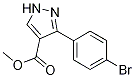 Methyl3-(4-bromophenyl)pyrazole-4-carboxylate CAS#: 1150163-77-1