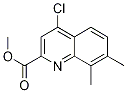 Methyl4-chloro-7,8-dimethylquinoline-2-carboxylate CAS#: 1133115-70-4