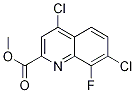 Methyl4,7-dichloro-8-fluoroquinoline-2-carboxylate CAS#: 1150164-82-1