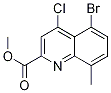 Methyl5-bromo-4-chloro-8-methylquinoline-2-carboxylate CAS#: 1133115-60-2