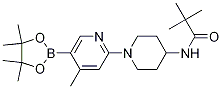 N-(1-(4-Methyl-5-(4,4,5,5-tetraMethyl-1,3,2-dioxaborolan-2-yl)pyridin-2-yl)piperidin-4-yl)pivalaMide CAS#: 1352414-65-3