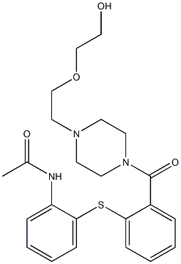 N-(2-((2-(4-(2-(2-Hydroxyethoxy)ethyl)piperazine-1-carbonyl)phenyl)thio)phenyl)acetaMide CAS#: 1371638-10-6