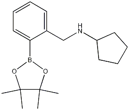 N-(2-(4,4,5,5-Tetramethyl-1,3,2-dioxaborolan-2-yl)benzyl)cyclopentanamine CAS#: 1256360-57-2