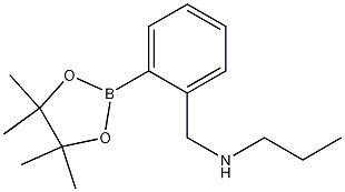 N-(2-(4,4,5,5-Tetramethyl-1,3,2-dioxaborolan-2-yl)benzyl)propan-1-amine CAS#: 1256360-56-1