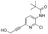 N-(2-Chloro-6-(3-hydroxyprop-1-ynyl)pyridin-3-yl)-pivalamide CAS#: 1142192-04-8