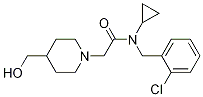 N-(2-Chloro-benzyl)-N-cyclopropyl-2-(4-hydroxyMethyl-piperidin-1-yl)-acetaMide CAS#: 1353958-68-5