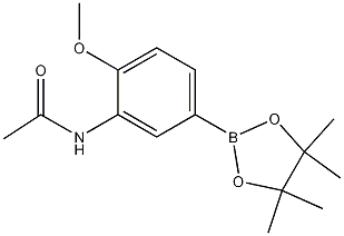 N-(2-Methoxy-5-(4,4,5,5-tetramethyl-1,3,2-dioxaborolan-2-yl)phenyl)acetamide CAS#: 1256360-26-5