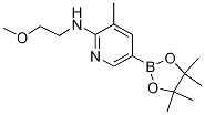 N-(2-Methoxyethyl)-3-Methyl-5-(4,4,5,5-tetraMethyl-1,3,2-dioxaborolan-2-yl)pyridin-2-aMine CAS#: 1356363-65-9