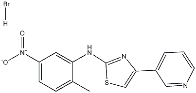N-(2-Methyl-5-nitrophenyl)-4-(3-pyridinyl)-2-thiazolamine hydrobromide CAS#: 1143459-81-7