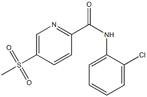 N-(2-chlorophenyl)-5-(Methylsulfonyl)picolinaMide CAS#: 1380672-71-8
