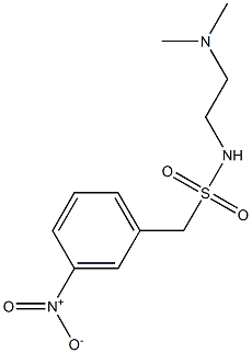 N-(2-(diMethylaMino)ethyl)-1-(3-nitrophenyl)MethanesulfonaMide CAS#: 1083357-44-1