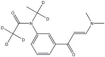 N-[3-(3-Dimethylaminoacryloyl)phenyl]-N-ethylacetamide-d5 CAS#: 1104483-92-2