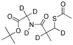 N-(3-ACETYLTHIO-2-METHYLPROPANOYL)GLYCINE TERT-BUTYL ESTER-D5 CAS#: 1190018-72-4