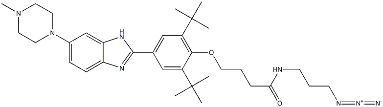 N-(3-Azidopropyl)-4-(2,6-di-tert-butyl-4-(6-(4-Methylpiperazin-1-yl)-1H-benzo[d]iMidazol-2-yl)phenoxy)butanaMide CAS#: 1311982-88-3